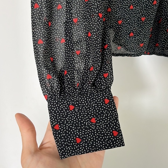 Printed chiffon blouse - Picture 4 of 5